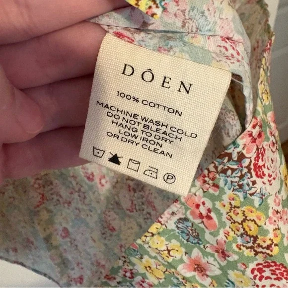 Doen Farley blouse in liberty chrysanthemum sky floral print - Picture 9 of 9